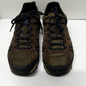 Columbia Omni Grip Waterproof Brown and Black Men's Hiking Shoes SZ 11